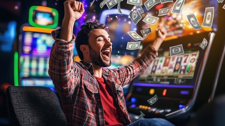 Betting action and pot display during situs parlay Teen Patti hand